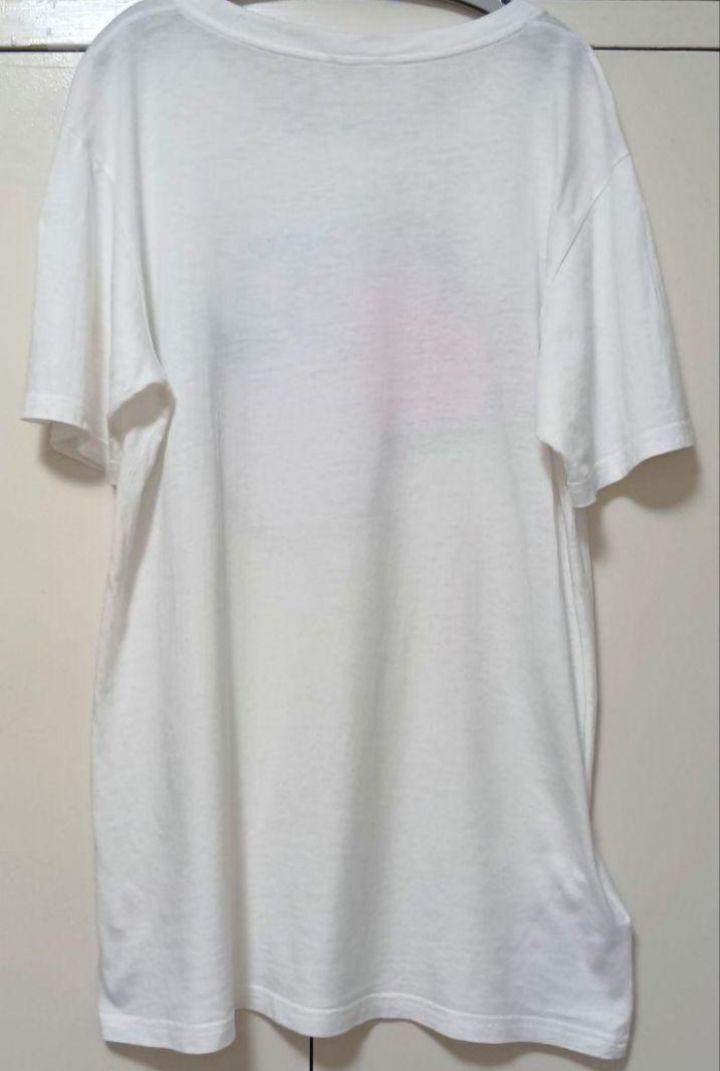 miumiu ミュウミュウ Tシャツ ハート プリント 白 Lサイズ miumiu ミュウミュウ Tシャツ ハート プリント 白 Lサイズ