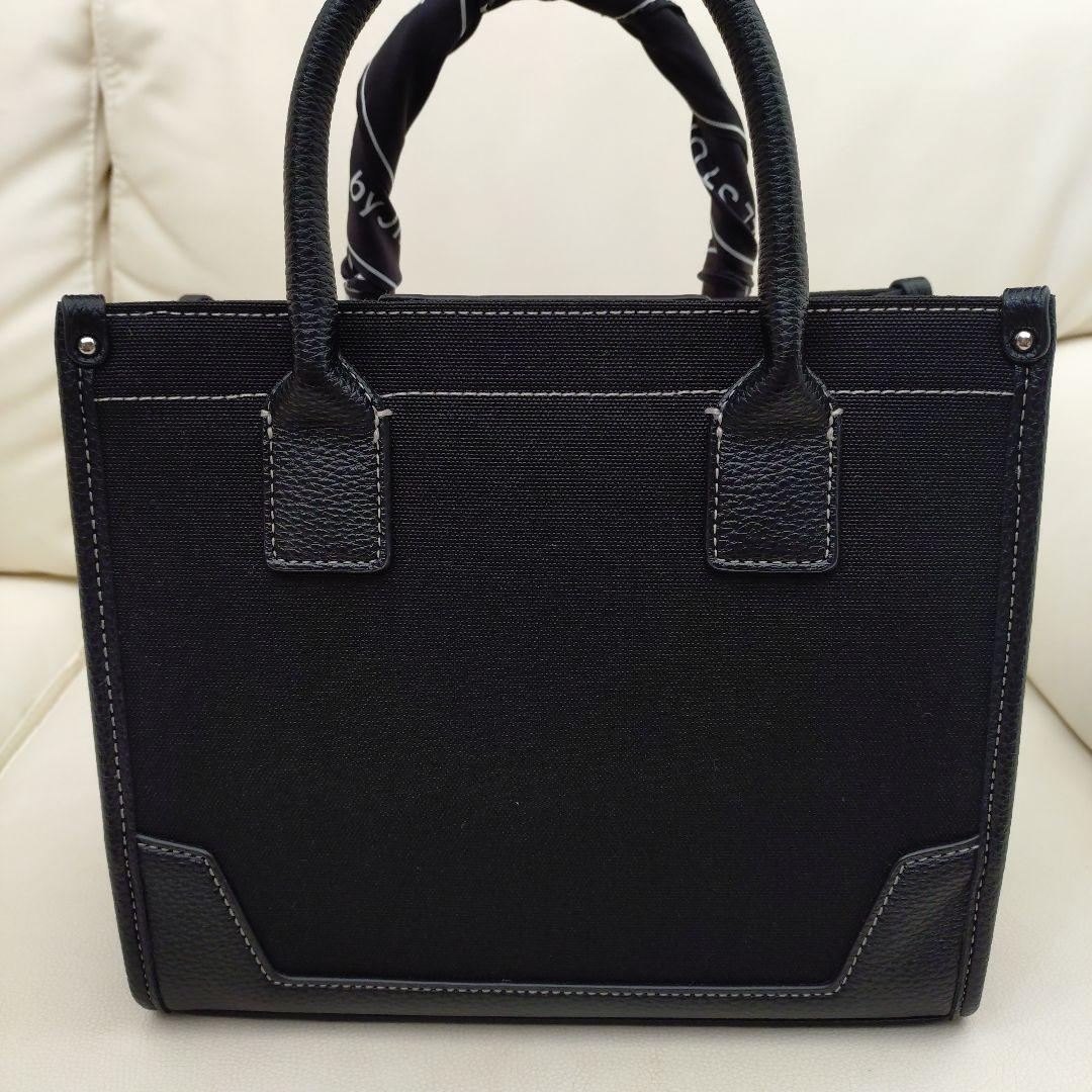 JILL by JILL STUART ブラックハンドバッグ　スカーフ