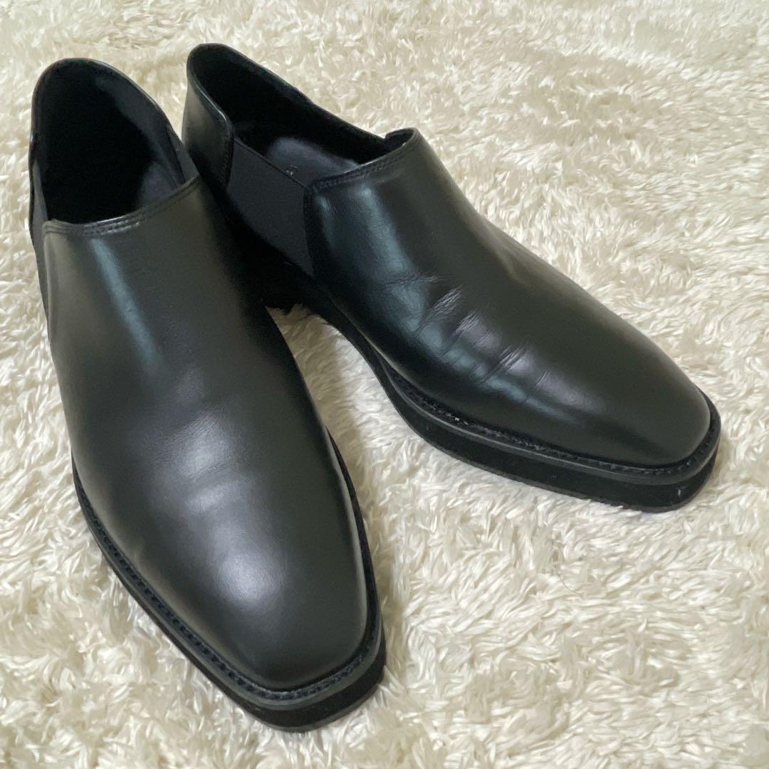 【美品】LUI'S ルイス ショートサイドゴアレザーブーツ