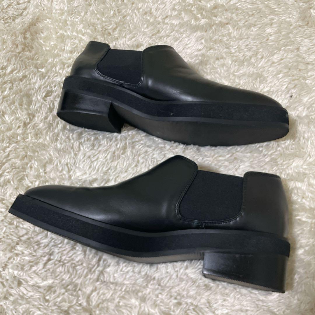 【美品】LUI'S ルイス ショートサイドゴアレザーブーツ