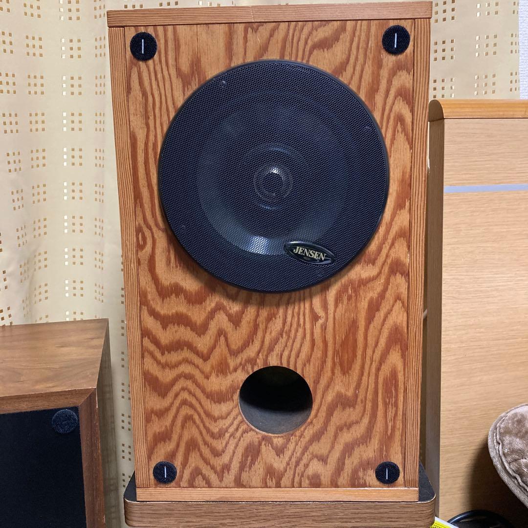 JENSEN スピーカー　米松ウッド仕上げ
