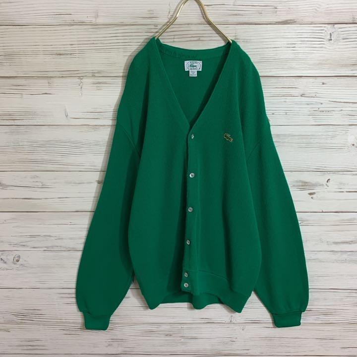 通販日本製 IZOD セーター 緑 あいみょんカラー XhI2s-m28140875714 ラコステ アクリルカーディガン 低価通販