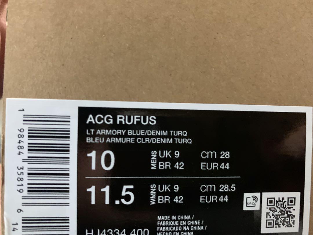 靴 28cm NIKE ACG RUFUS DENIM HJ4334 400