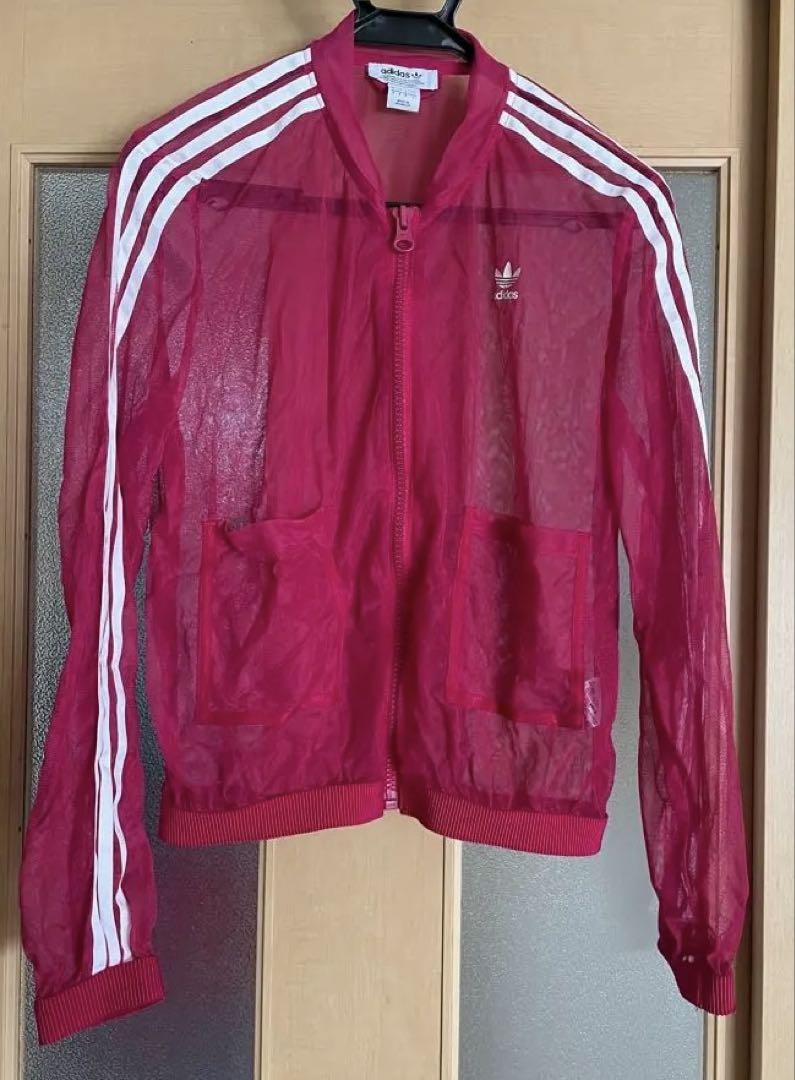 adidas ピンク メッシュジャケット L adidas originals トラックジャケット メッシュ L ピンク - メルカリ