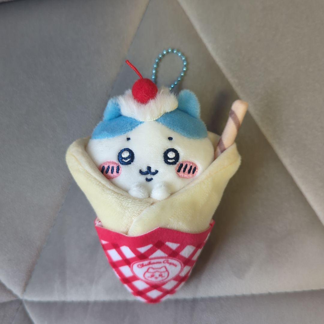 ちいかわ クレープくじ クレープになっちゃった マスコット ハチワレ ちいかわ クレープくじ - ちいかわマーケット ちいかわくじ