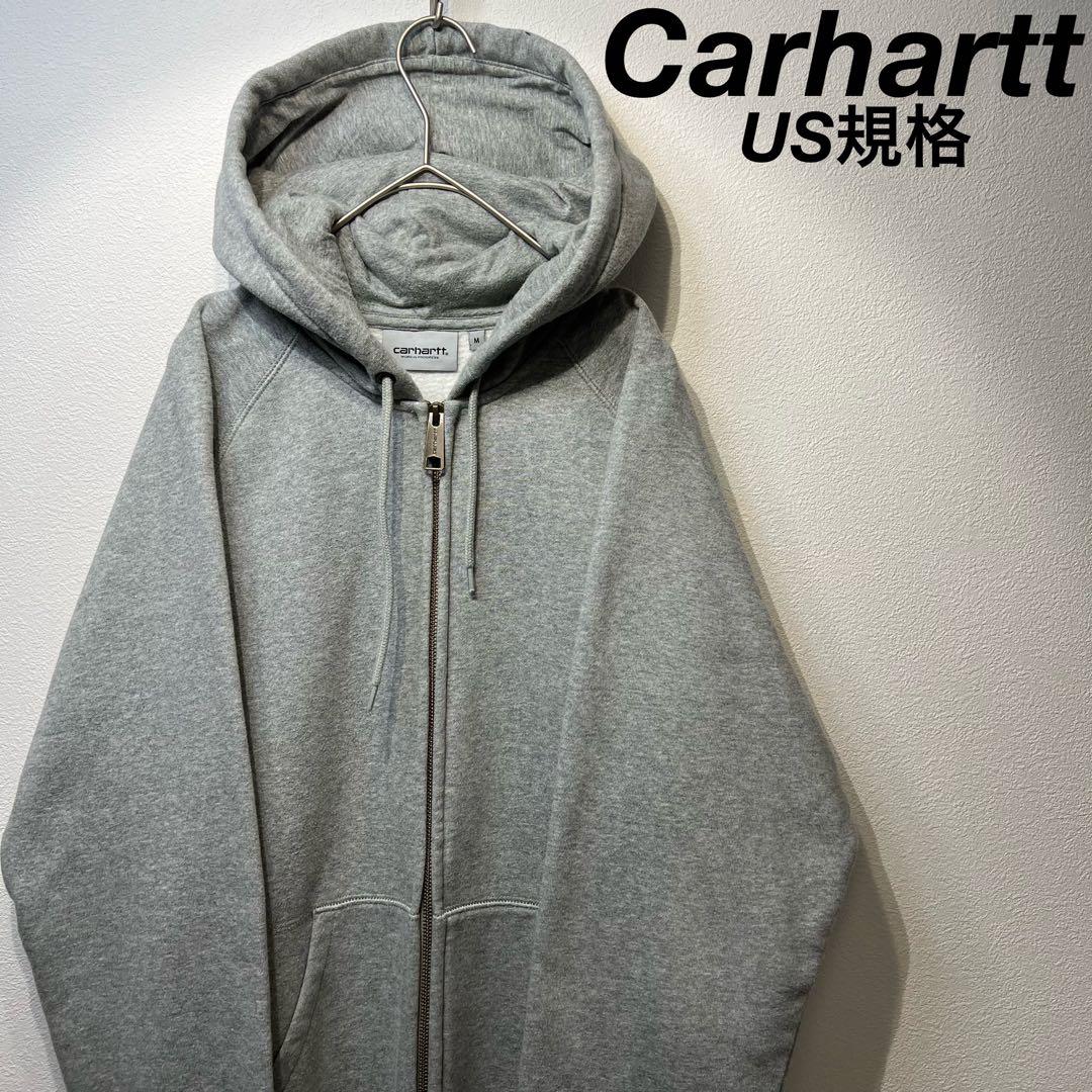 US規格 Carhartt ジップ スウェットパーカー グレー MM・Carhartt WIP
