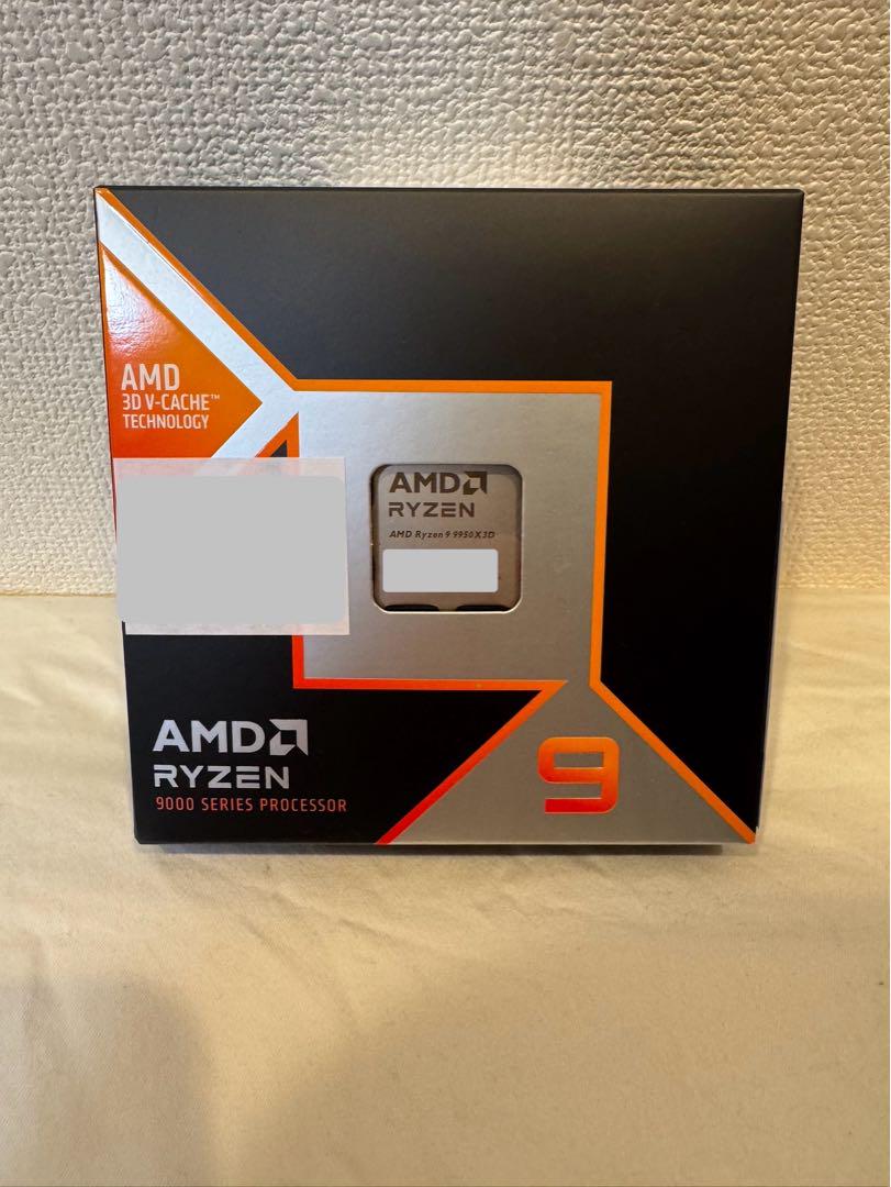 AMD Ryzen 9 9950X3D CPU 完全未使用未開封 - メルカリ