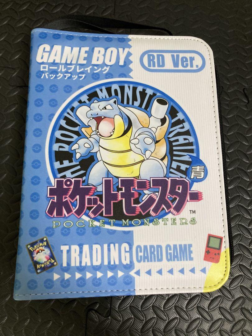 ポケットモンスター　青　カードバインダー　カメックス　新品　ポケモンカードゲーム