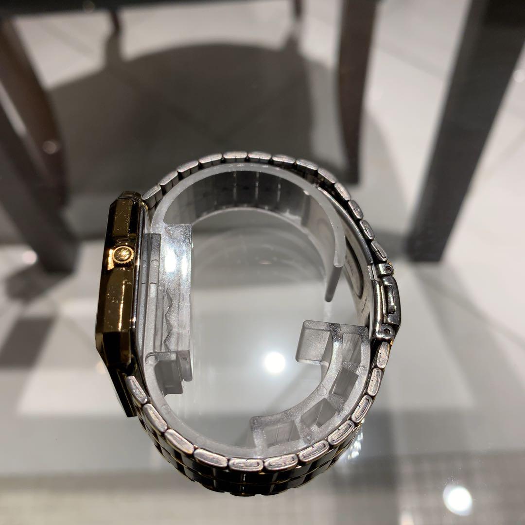 seiko 9021-5220 ゴールド 長方形ケース 腕時計　新品電池