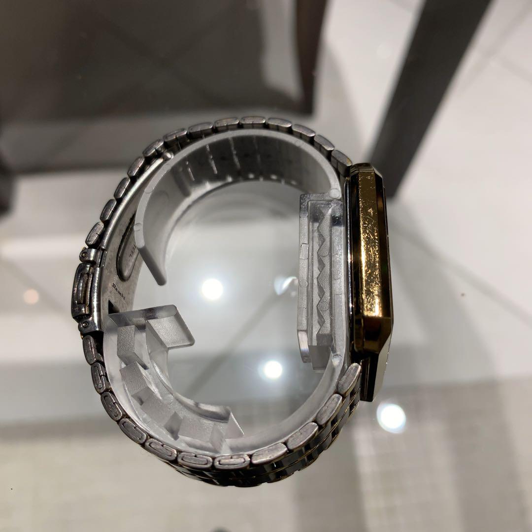 seiko 9021-5220 ゴールド 長方形ケース 腕時計　新品電池