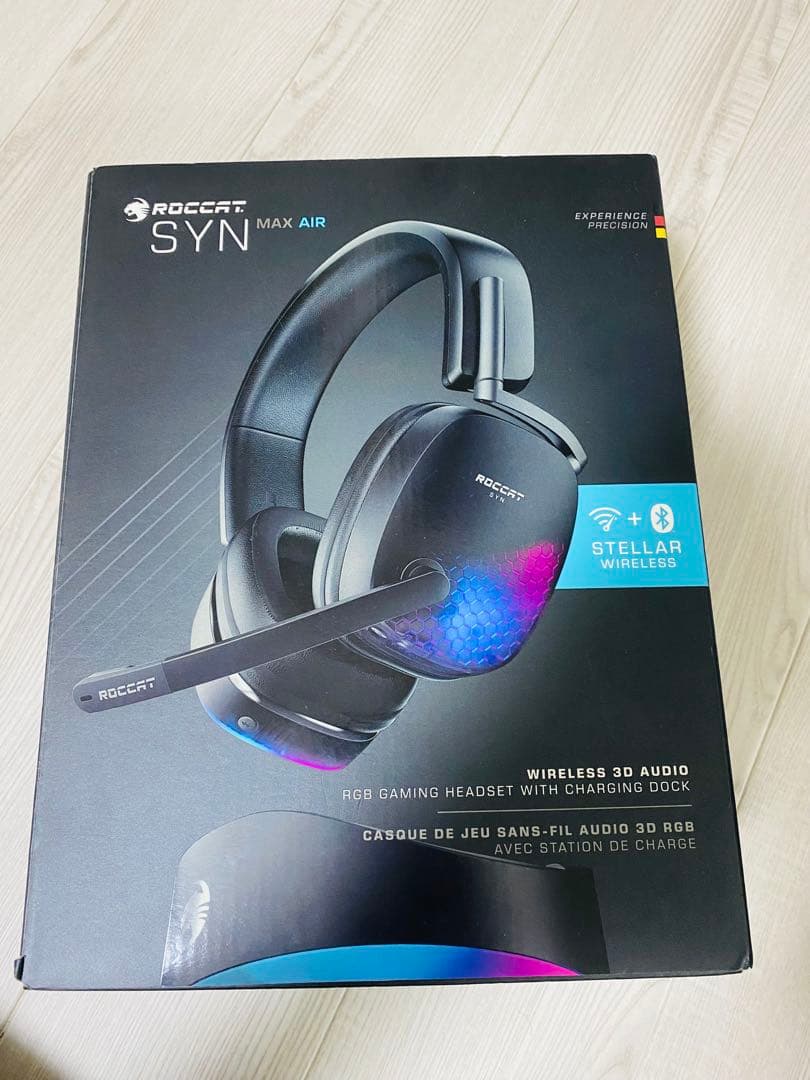 ROCCAT ゲーミングヘッドセット Syn Max Air ワイヤレス