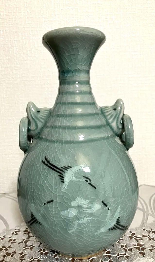 眞星花瓶　陶器