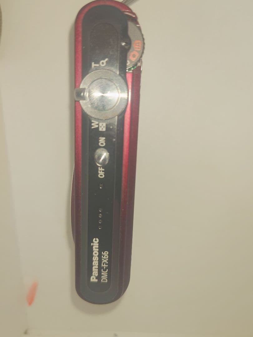 LUMIX 14メガピクセル デジタルカメラ レッド miniSDカード付　中古 LUMIX 14メガピクセル DMC-FX66レッド miniSDカード付 中古 - メルカリ