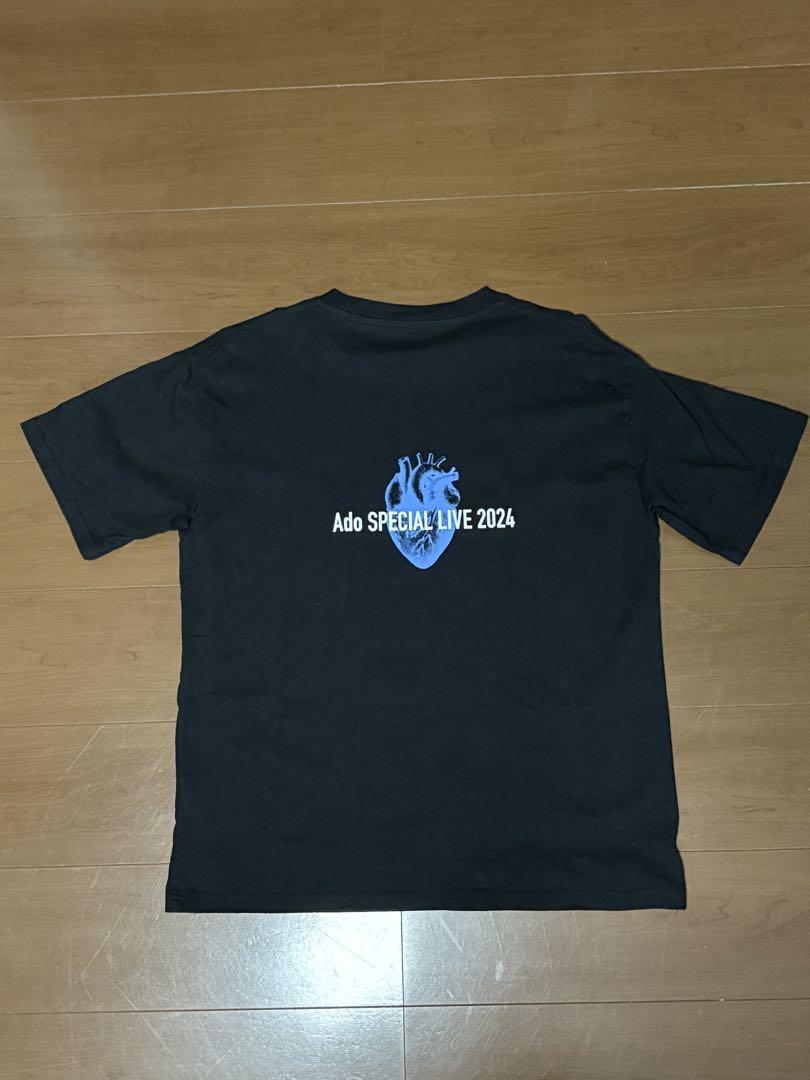 ファッショナブル「心臓」Tシャツ-d Ado ライブ　グッズ　心臓　X X L Ado Official Shop】