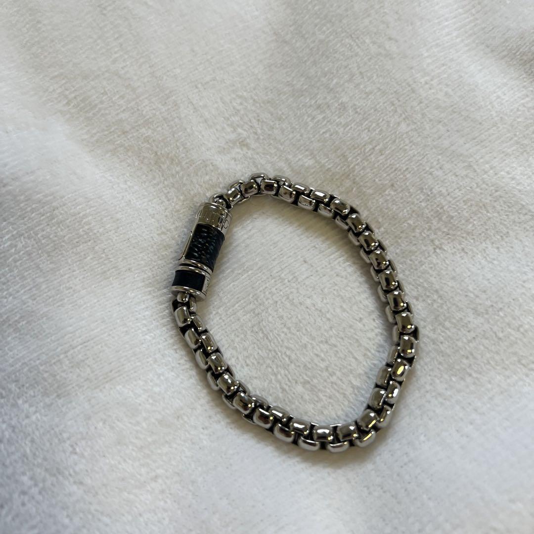 極美品 ルイヴィトン ブレスレット チェーンモノグラム・エクリプス M62592