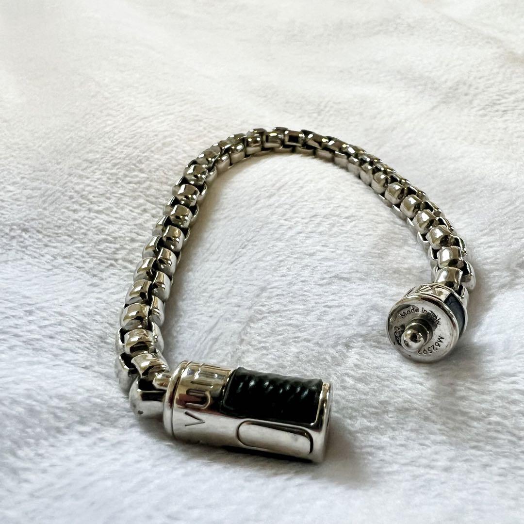 極美品 ルイヴィトン ブレスレット チェーンモノグラム・エクリプス M62592