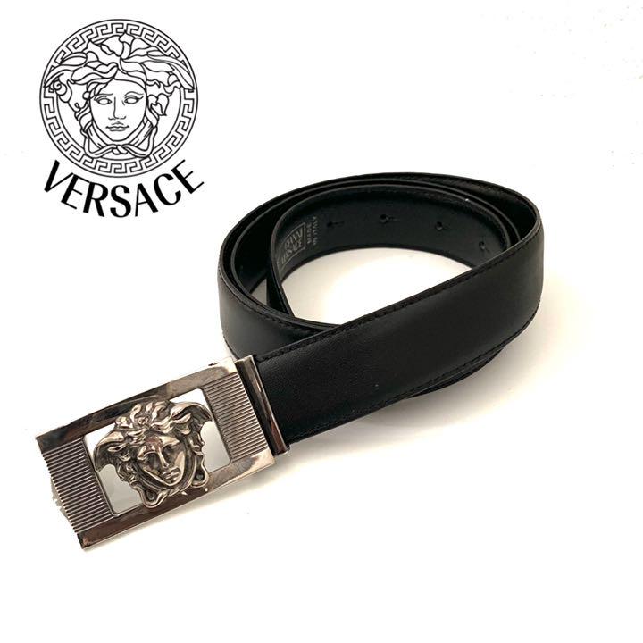 メルカリ Versace ヴェルサーチ メデューサ ロゴバックル レザー ベルト 25 999 中古や未使用のフリマ メルカリ Versace ヴェルサーチ メデューサ ロゴバックル レザー ベルト 25 999 中古や未使用のフリマ
