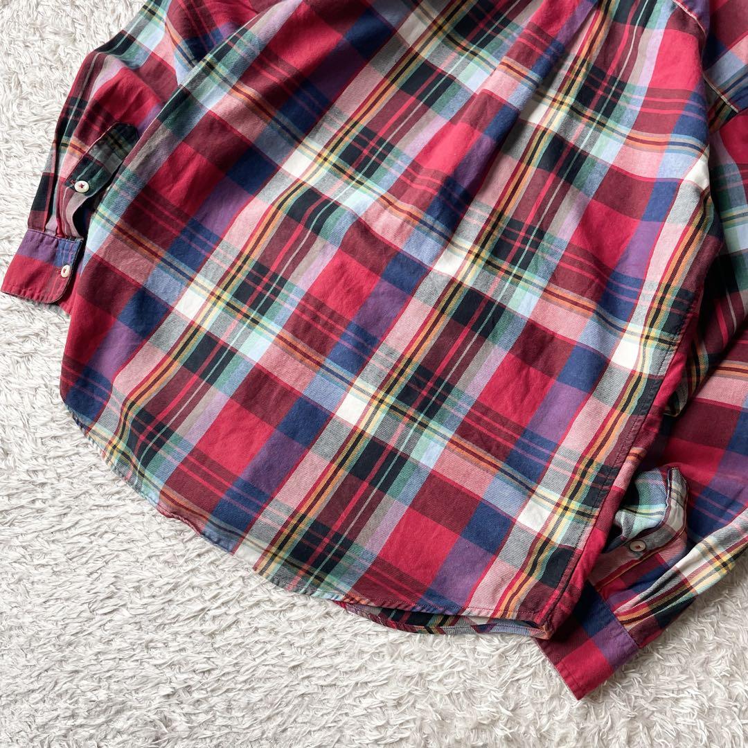 現行 ラルフローレン BD L/S light flannel shirt L