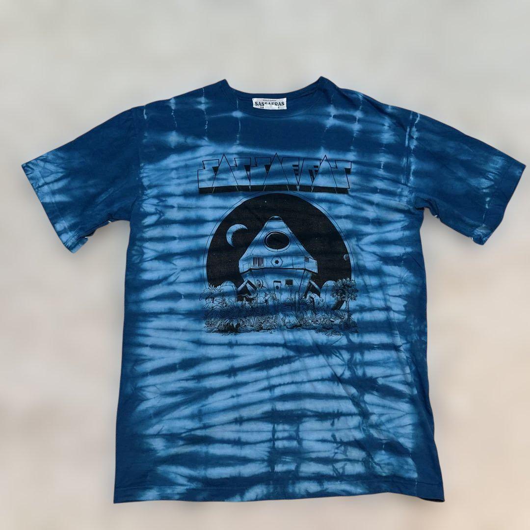 極美品！T 1スペースコテージティー　ササフラス　タイダイ　Tシャツ