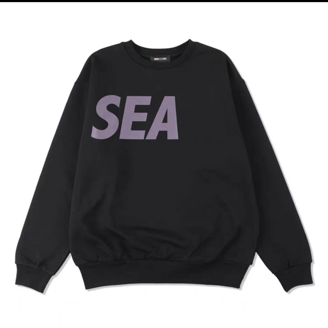 WIND AND SEA DAMAGED CREW NECK Ｌサイズ-