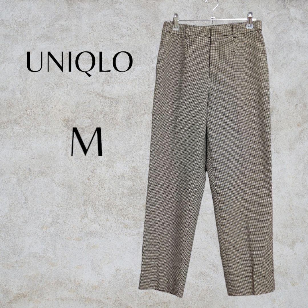 UNIQLO】ユニクロ レディース センターラインパンツ ブラウン