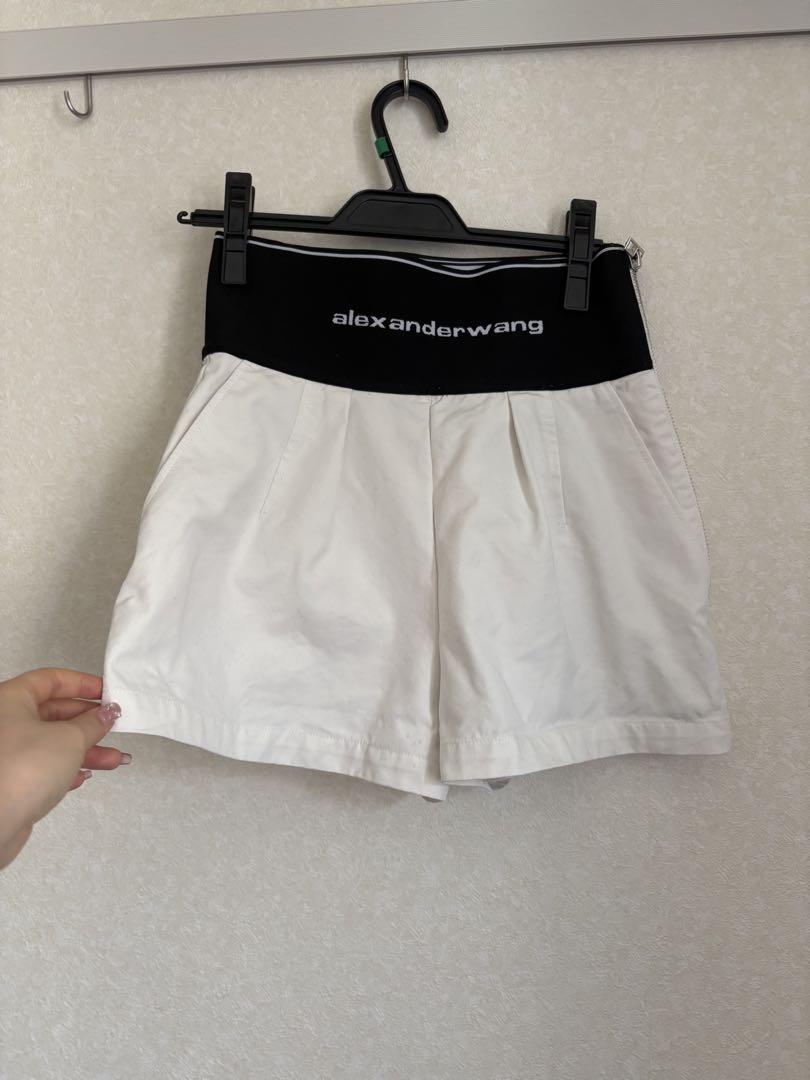 alexander wang ロゴウエスト　ショートパンツ　正規品