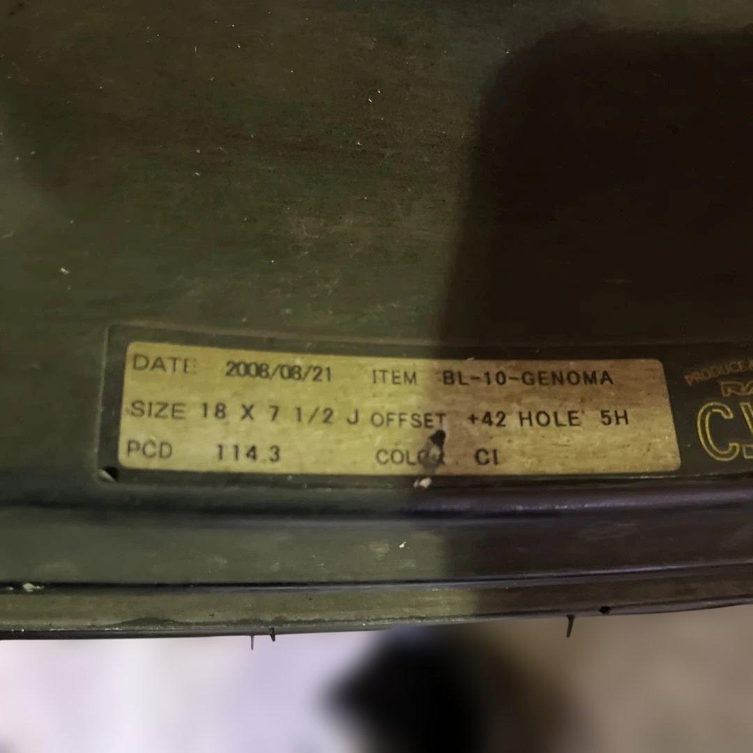 最終値下げ　RAYS VERSUS 18インチ タイヤ、ホイールセット