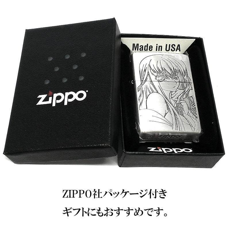 ZIPPO アニメ コードギアス 反逆のルルーシュ C.C. ジッポライター 銀