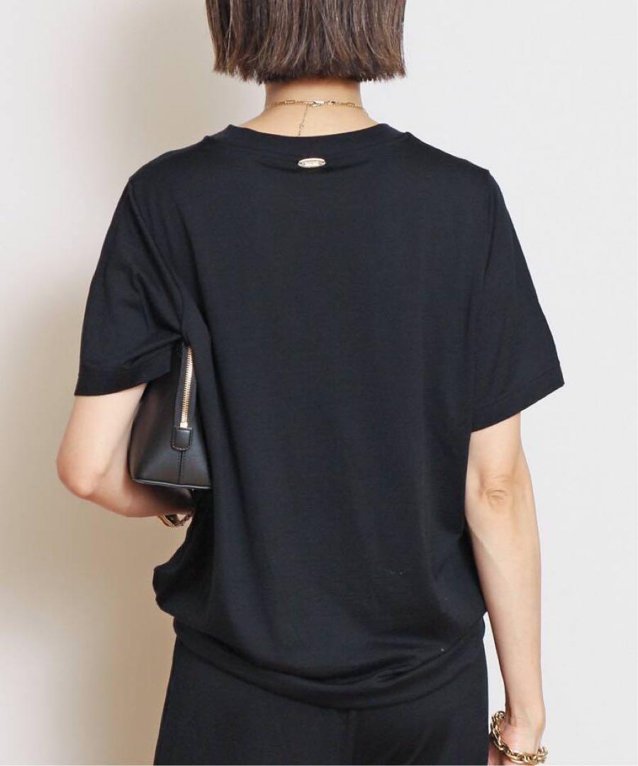 MUSE ドゥーズィエムクラス◆Prime wool jersey Tシャツ