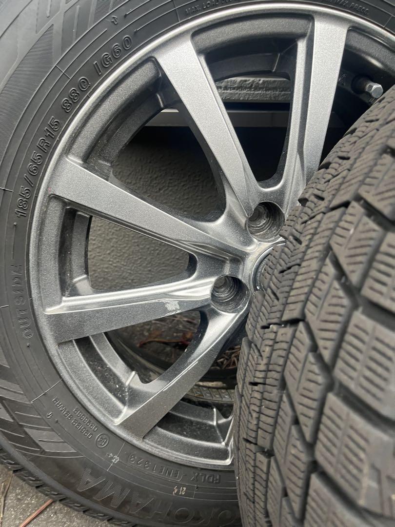 【バリ溝】185/65R15 ヨコハマ IG60 スタッドレス 4本セット