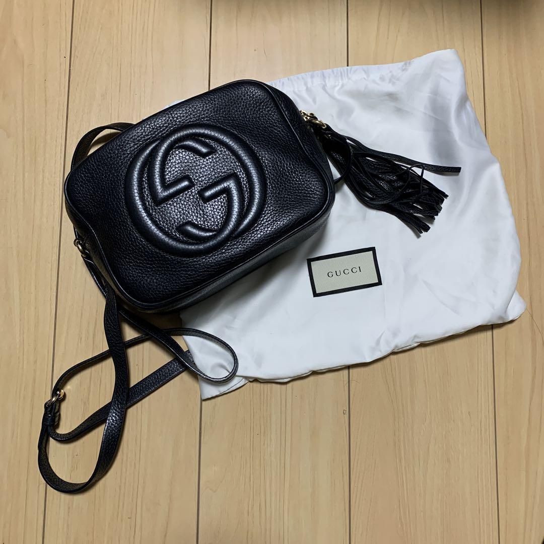 GUCCI】グッチ『ソーホー レザー スモール ディスコバッグ