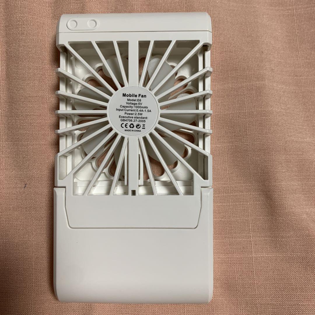 JANTJE＿ONTEMBAARミラー付きPortable fan JANTJE＿ONTEMBAARミラー付きPortable fan - メルカリ
