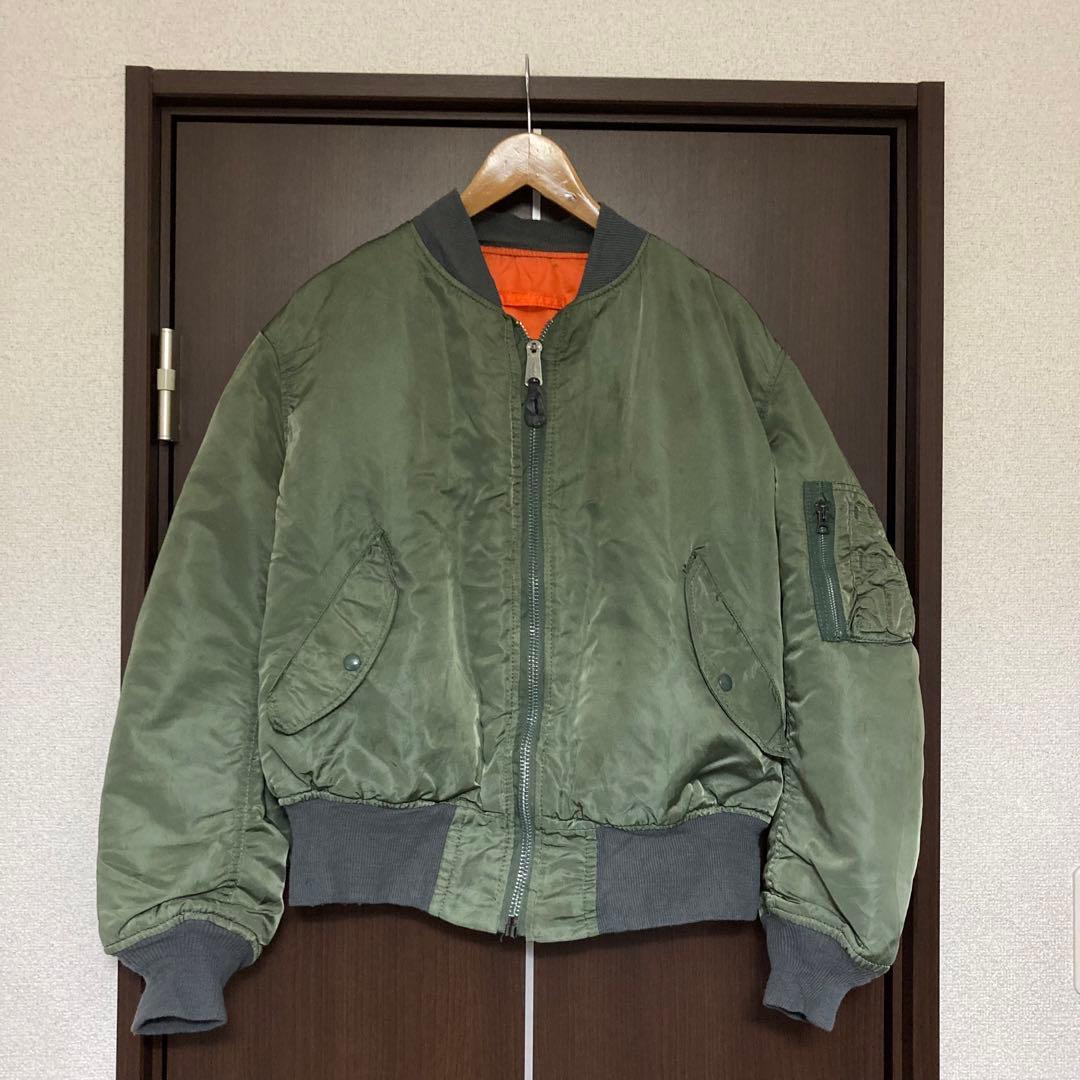 90s alpha industries ma-1 フライトジャケットL ALPHA INDUSTRIES