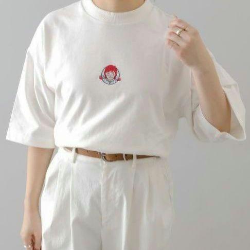 美品ear PAPILLONNER イアパピヨネ ウェンディーズ コラボTシャツ