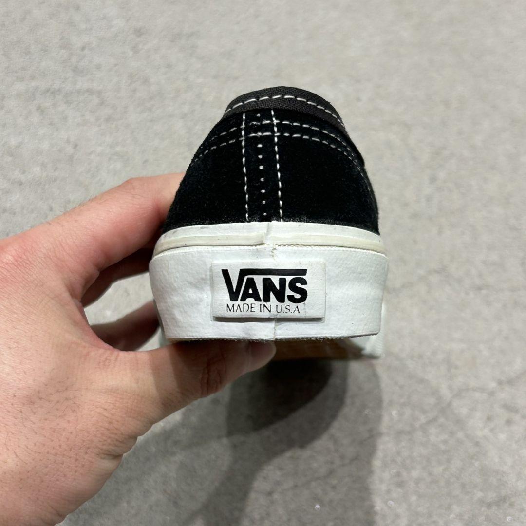 80s〜　VANS USA製 Authenticブラック デッドストック　B