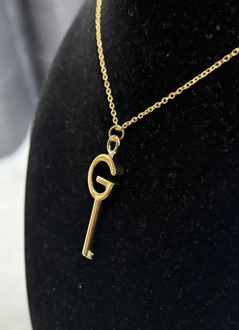✨極美品✨ GUCCI GGロゴチャームネックレス 【確実正規品】