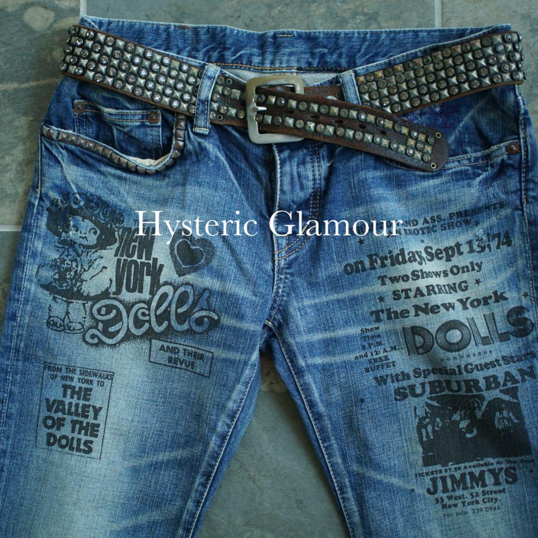 HYSTERIC GLAMOUR × NEW YORK DOLLS denim pants | NOIR ONLINE