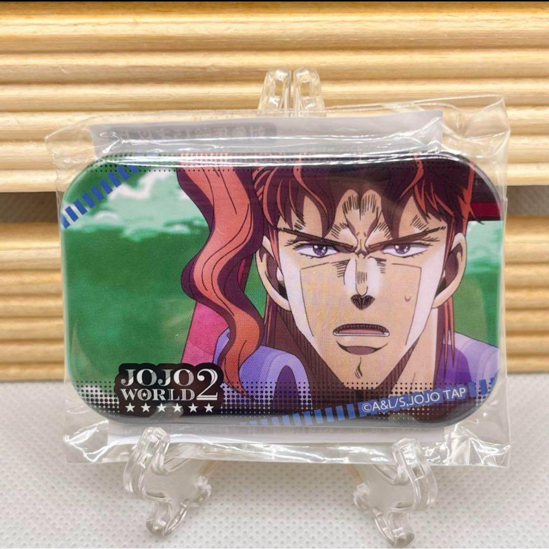 ジョジョの奇妙な冒険　花京院典明　カド丸缶バッジ　ベッドver. ジョジョ 花京院典明 J-WORLD カド丸缶バッジ ズァッver. - メルカリ