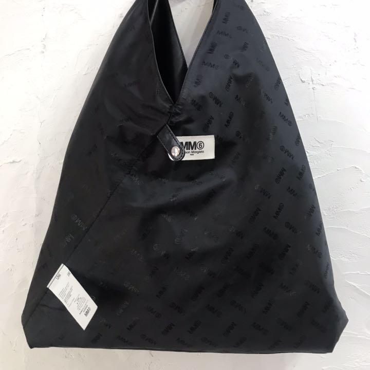 ちませんが 即購入OK トートバッグ レザー ブラック 75FCS-m28192979071 かなり美品 MM6 トライアングル ジェラ