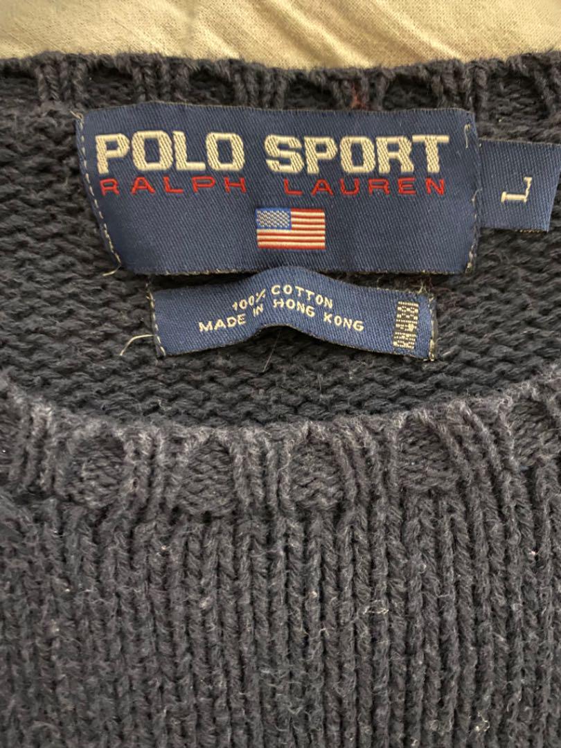 SALE品質保証 90's ポロスポーツ polosport ニット H1MSc-m28197042617 高品質人気SALE