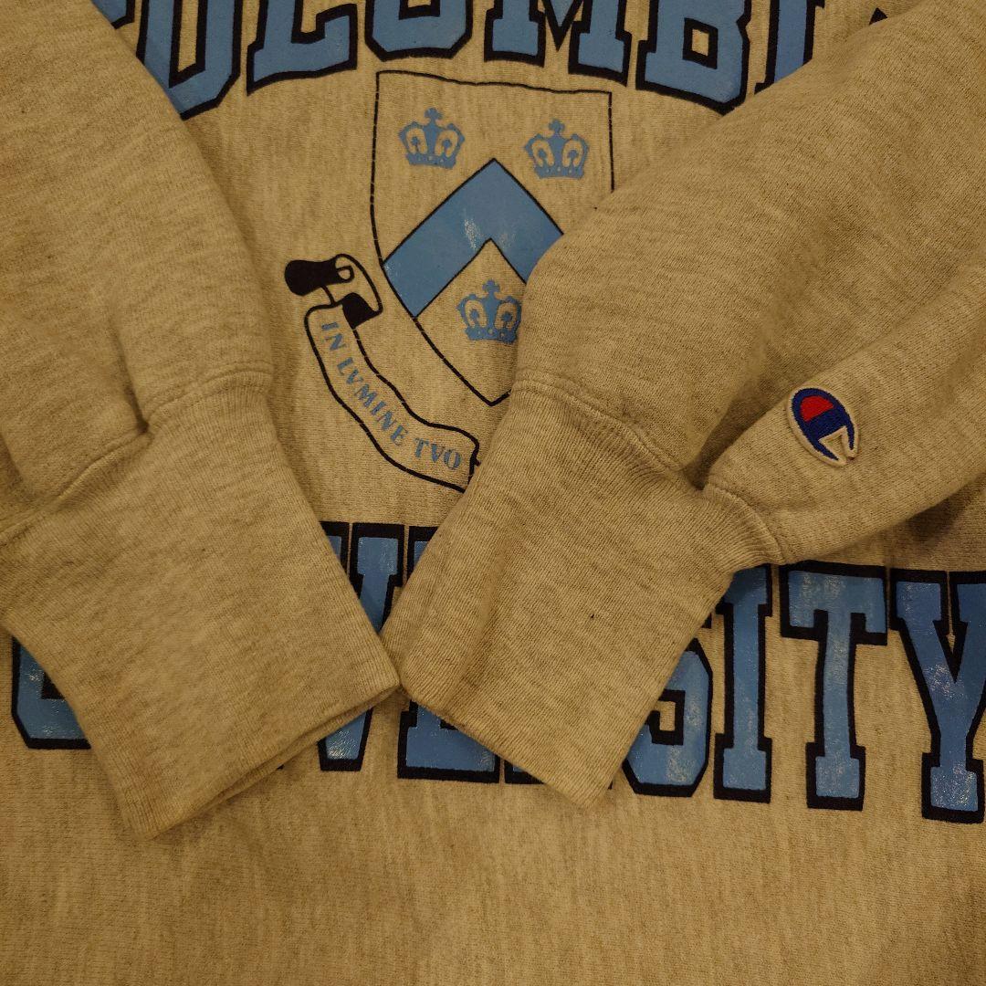 Championコロンビア大学 スウェット グレー L リバースウィーブ 90s