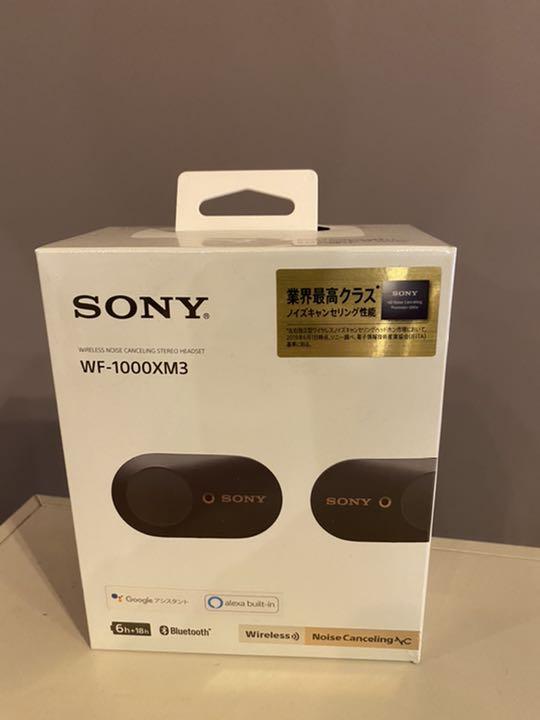 SONY WF-1000XM3 新品未開封 日本 新品未開封 購入純正 未開封新品 WF-1000XM3(B) SONY ヘッドフォン