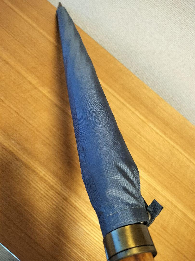 前原光榮商店 紳士用 雨傘 16本骨 ネイビー 美品