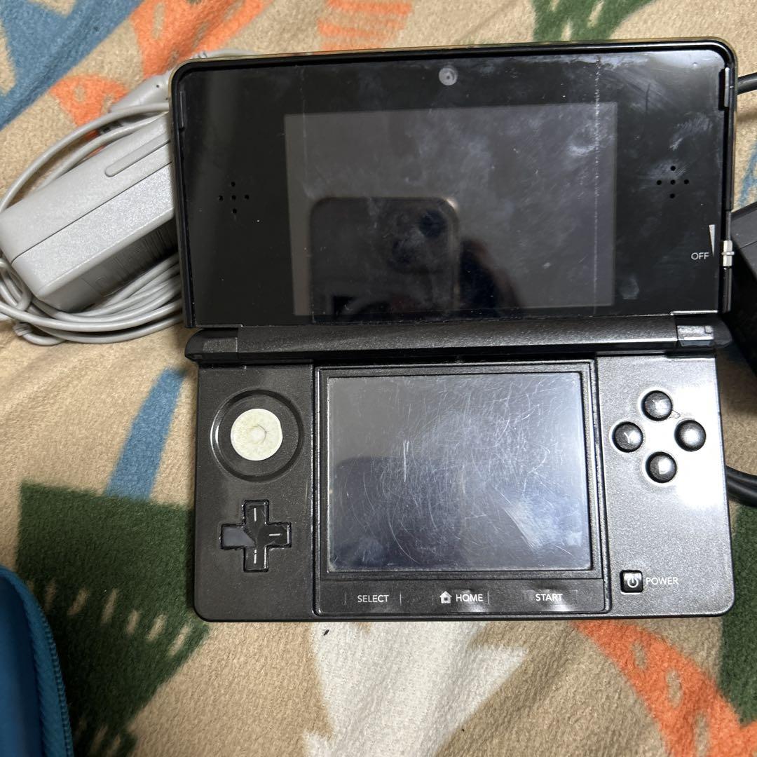 Nintendo 3DS 本体 ブラック ACアダプター付き