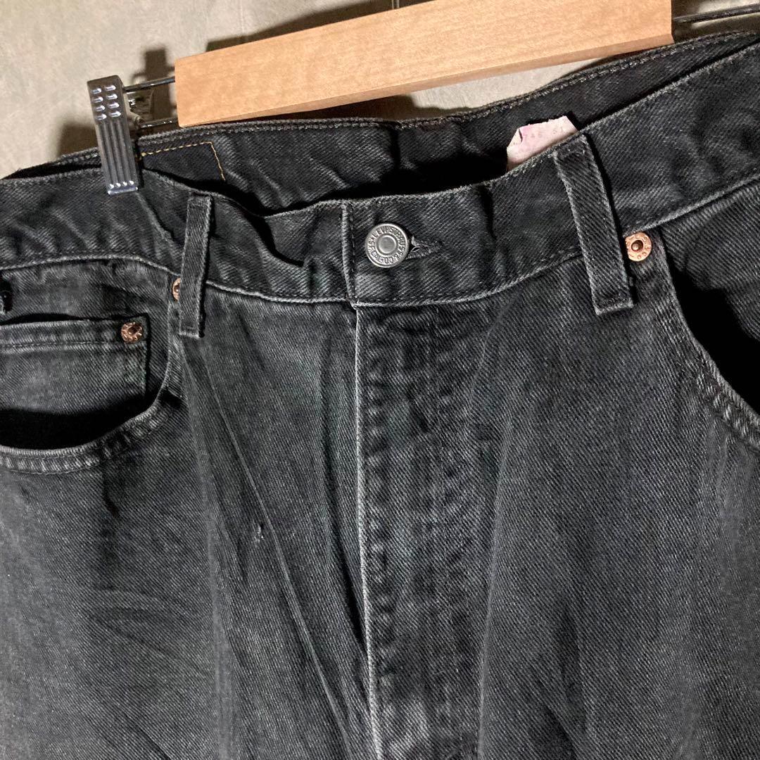 00s リーバイス505 黒デニム レギュラーフィット Levi's テーパード