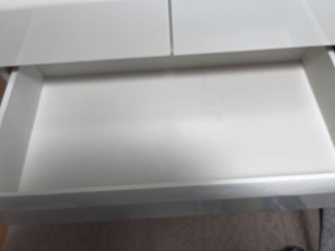 艶加工　白　スライドレール　チェスト