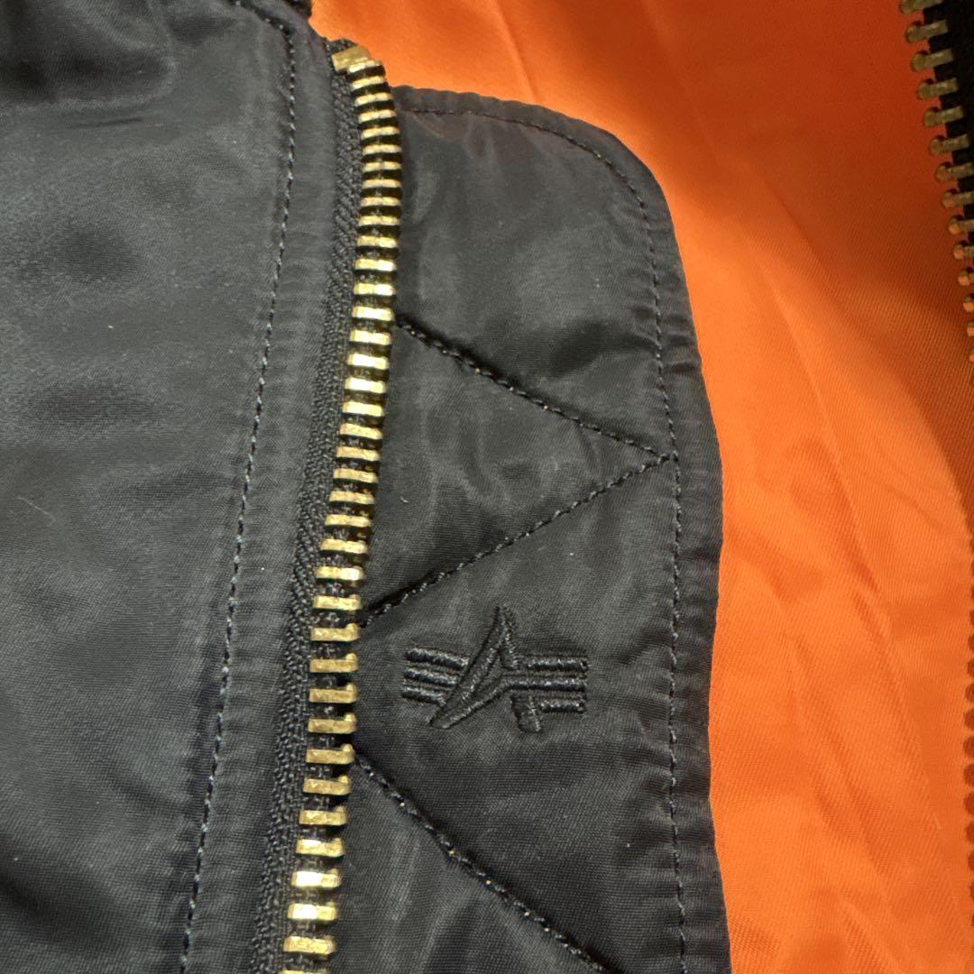 ALPHA INDUSTRIES アルファ フライトジャケット MA-1 黒 M