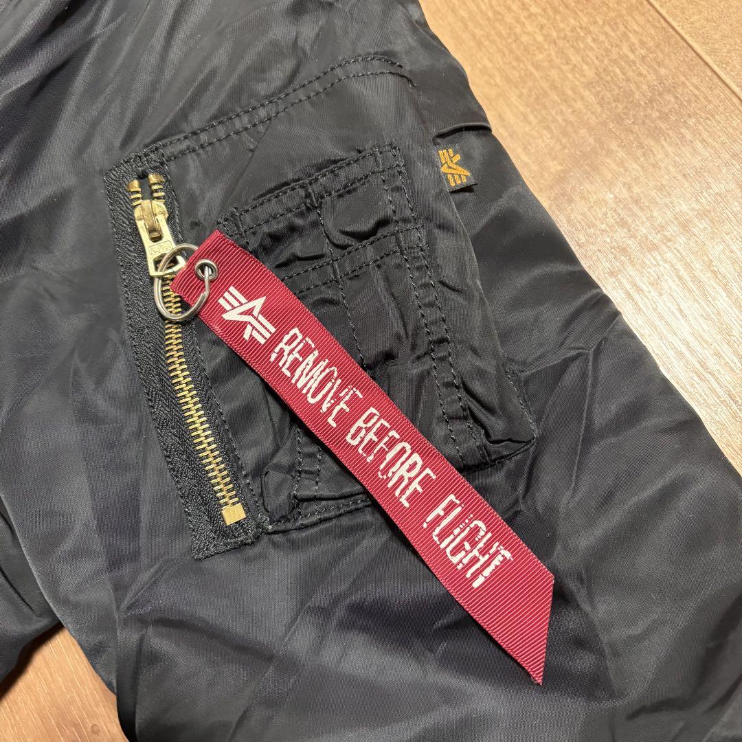 ALPHA INDUSTRIES アルファ フライトジャケット MA-1 黒 M