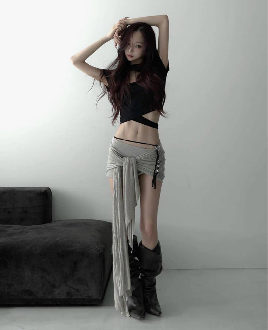 THEREDTHREAD ザレッドスレッド S mini skort pareo