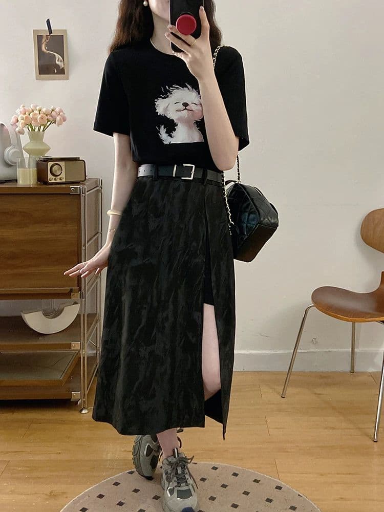 カジュアルTシャツドレス